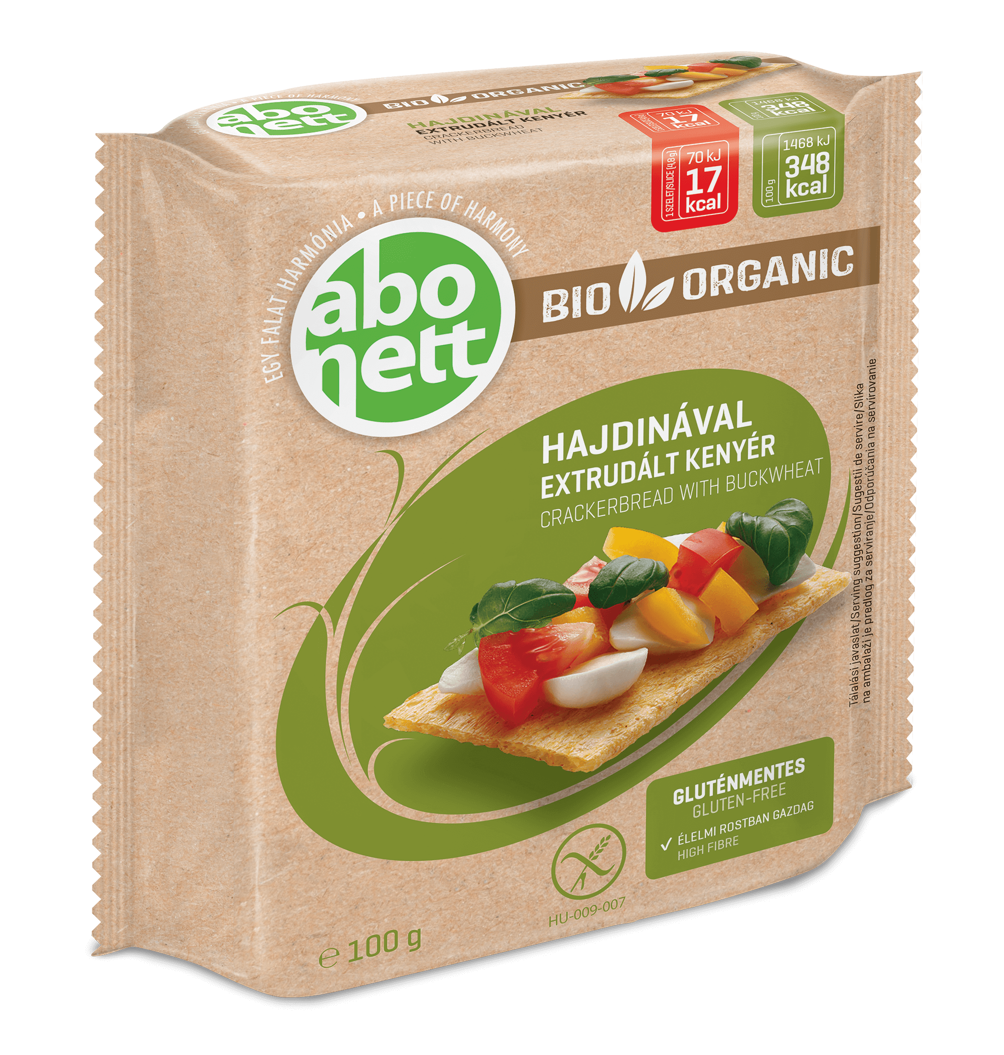 Hajdinával Extrudált Kenyér